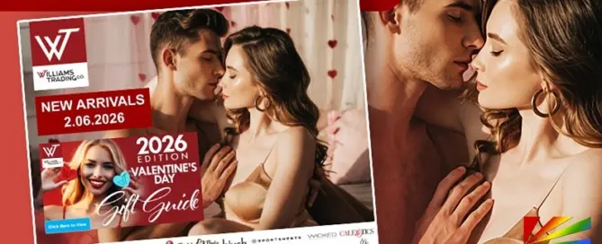 Williams Trading Co. unveils 2026 Valentine’s Day gift guide featuring new adult pleasure products and romantic couples collection