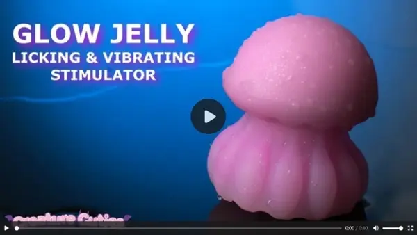 XR Brands Glow Jelly LED illuminated pleasure toy promotional commercial image