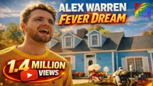 Alex Warren performs in Fever Dream music video as it surpasses 1.4 million views on YouTube