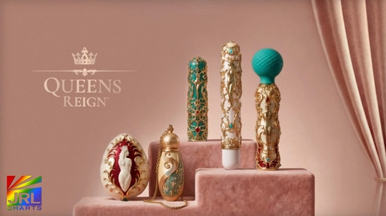 Blush Queens Reign collection luxury personal massagers showcased at Altitude Intimates trade show in Las Vegas