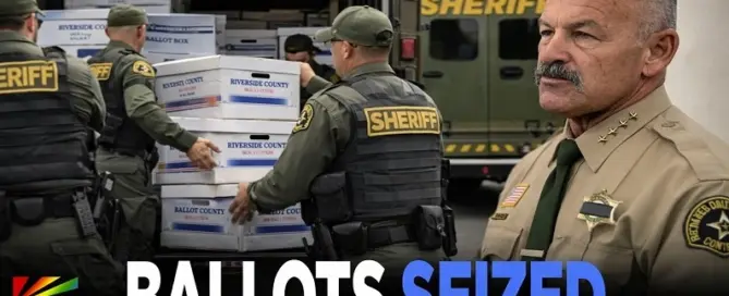 California sheriff oversees deputies handling ballot boxes during election investigation in Riverside County