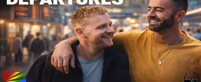 Russell Tovey and Danny Beard in Departures 2026 LGBTQ film scene