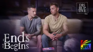 Carter Woods and Derek Kage star in It Ends as It Begins 2026 LGBTQ drama film by Disruptive Films