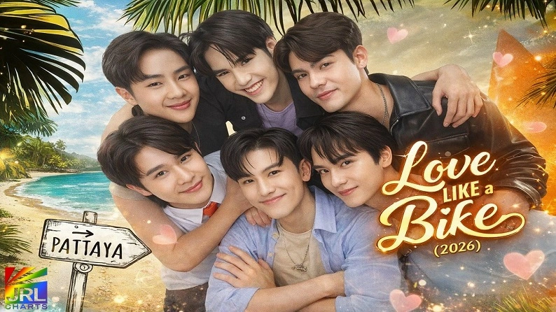 Love Like A Bike (2026) BL series trailer preview featuring three interconnected gay love stories from S Class Entertainment