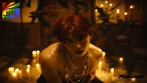 Mad Tsai performs in the gothic vampire themed BITE music video surrounded by candlelight in cinematic pop visual