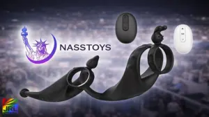 Nasstoys Cock Power Remote Control Ultimate Exciter with dual ring design and remote control showcased at Altitude Intimates trade show for B2B retail buyers