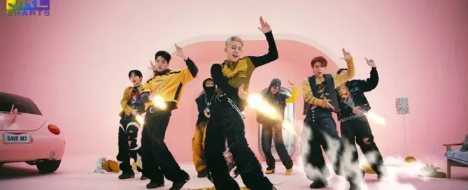 NouerA performs choreography in the POP IT LIKE official music video as the rising K-Pop rookie group scores millions of views within hours of release.