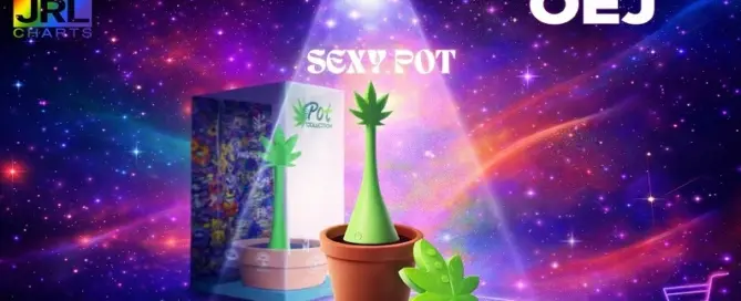 Sexy Pot collection product from OEJ Novelty displayed under a cosmic spotlight background representing the brand’s consumer wellness online store launch.