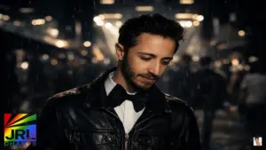 Osvaldo Supino in the Stop The Rain official music video from his album Behind The Curtain featured on JRL CHARTS LGBTQ music news