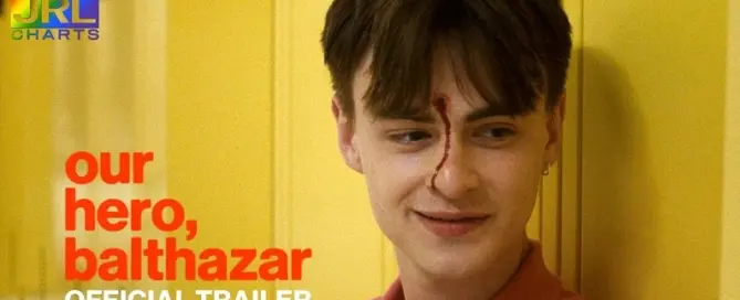 Jaeden Martell in Our Hero Balthazar dark comedy film official trailer scene