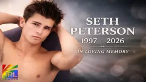 Seth Peterson actor memorial image with tribute text in loving memory 1997 to 2026 after his death at age 28