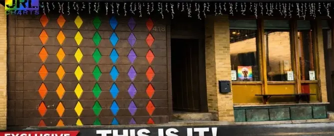 Exterior of This Is It! gay bar in Milwaukee, Wisconsin — the longest running LGBTQ bar in the state and now recognized as a historic landmark by the Wisconsin Historical Society.