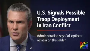 Defense Secretary Pete Hegseth discusses potential U.S. troop deployment during Iran conflict in 60 Minutes interview