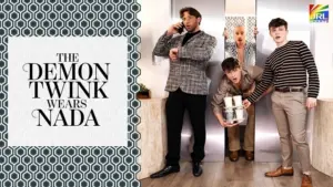 Jake Preston in Men.com LGBTQ digital entertainment parody The Demon Twink Wears Nada promotional still