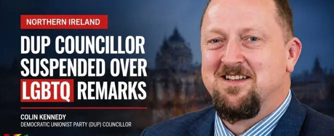 Colin Kennedy DUP councillor suspended after controversial LGBTQ remarks during Northern Ireland council debate