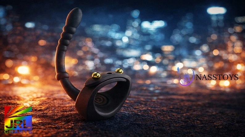 Nasstoys Magic Dual Pleasure Massager shown in cinematic lifestyle setting highlighting dual stimulation design for retail buyers