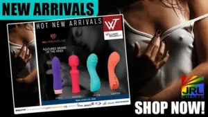 NU Sensuelle vibrators featured in Williams Trading Weekly New Arrivals catalog for retail buyers