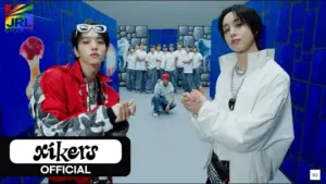 xikers members JUNMIN, YUJUN, and HUNTER in SILVER TOOTH performance video with choreography and group visuals
