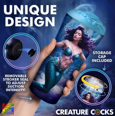 XR Brands Maven Mermaid Stroker retail packaging box Creature Cocks Collection