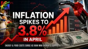 Inflation rises to 3.8 percent in April with surging gas prices, grocery costs, and economic pressure driven by Iran conflict