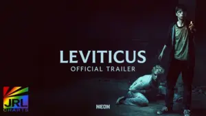 Leviticus 2026 horror film scene featuring two teenage boys in supernatural thriller setting