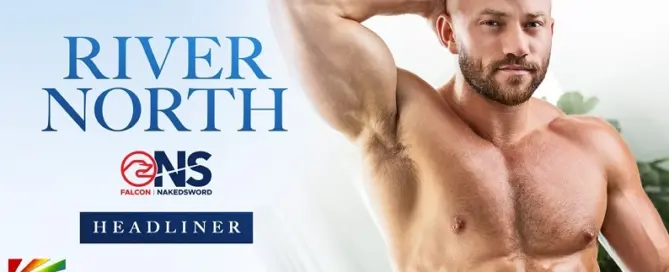 River North announced as new Falcon | NakedSword headliner for major LGBTQ streaming projects in 2026