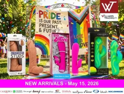 Williams Trading PRIDE 2026 digital catalog featuring new arrivals and retail products for seasonal sales