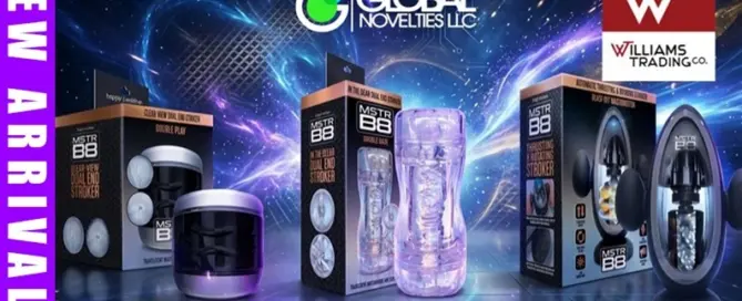 Williams Trading Co showcases new arrivals including MSTR BB pleasure products by Global Novelties in latest B2B adult retail lineup