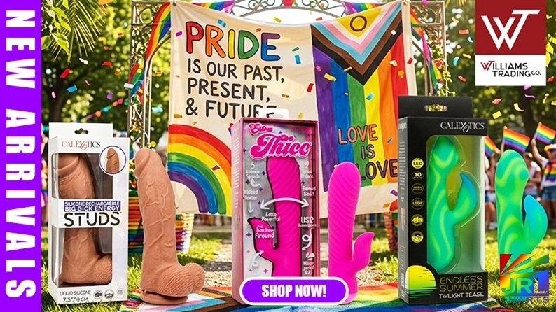 Williams Trading PRIDE 2026 digital catalog featuring new arrivals and retail products for seasonal sales