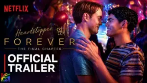 Joe Locke and Kit Connor appear in Heartstopper Forever official trailer artwork for the upcoming Netflix romantic drama film.
