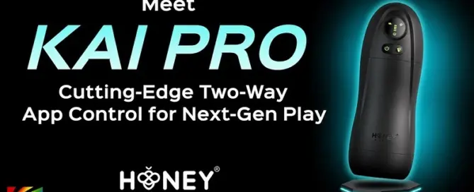 Honey Play Box Kai Pro AI-powered connected wellness device featuring Bluetooth app controls, remote connectivity, and smart wellness technology.