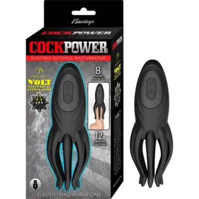 Nasstoys COCKPOWER Electric Octopus rechargeable fantasy-inspired pleasure product displayed in retail packaging ahead of ANME 2026