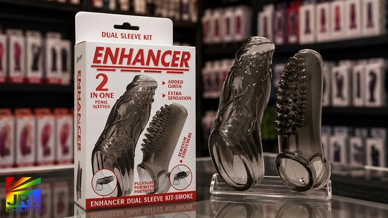 Nasstoys ENHANCER Dual Sleeve Kit-SMOKE displayed in a retail showroom environment ahead of its ANME Founders 2026 debut.