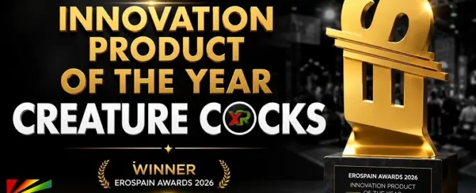 XR Brands celebrates its EroSpain 2026 Innovative Product of the Year award for the Creature Cocks collection in an international industry recognition ceremony.