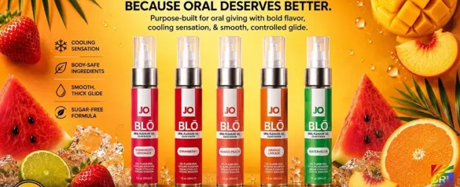 Eldorado Trading promotes the new JO Blō Cooling Gel collection featuring five fruit-inspired flavors now available for wholesale pre-order.