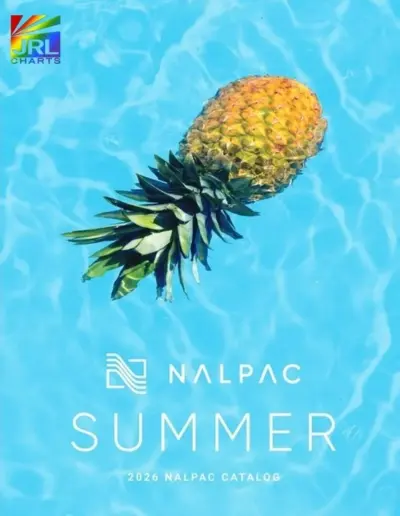 Cover of the Nalpac 2026 Summer Digital Catalog featuring a floating pineapple over a blue pool background, highlighting the company's latest wholesale product collection for retailers.