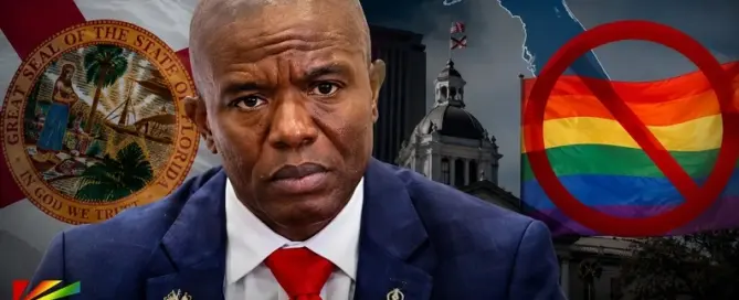 Florida congressional candidate Rod Joseph during the controversy surrounding his comments on LGBTQ people and sexual orientation.
