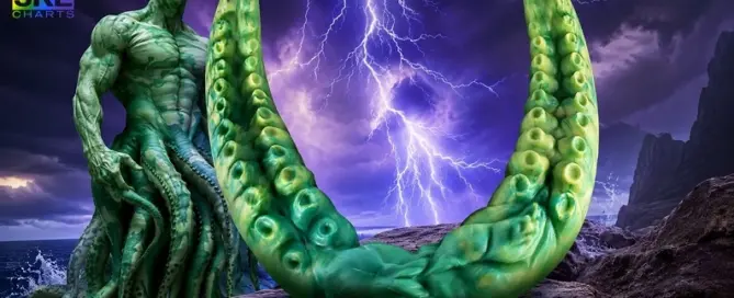 XR Brands Creature Cocks Dual Kraken Silicone Double Dildo fantasy-inspired premium silicone novelty for specialty retailers.
