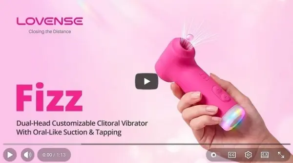 Lovense Fizz commercial video showcasing the dual-mode women's intimate wellness device