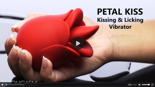Official Petal Kiss Kissing & Licking Vibrator demo commercial from XR Brands showcasing premium wellness product features.