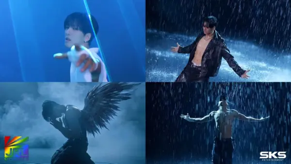 ALL’N Dream Higher music video screenclips featuring chains, rain and electric violin performance