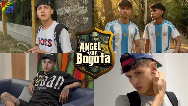 Screenclip from The Bogota Files highlighting an adult Colombian model featured by Angel of Bogota.