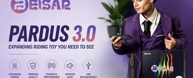BEISAR Pardus 3.0 featured in JRL CHARTS Men’s Wellness Products Anal August spotlight