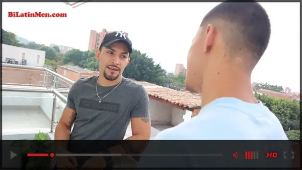 Clockwork and Mix featured in the official trailer image for their new BiLatin Men Network release.