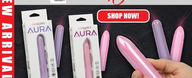 CalExotics Aura Rounded and Aura Angled featured in Williams Trading Weekly New Arrivals for August 14, 2026