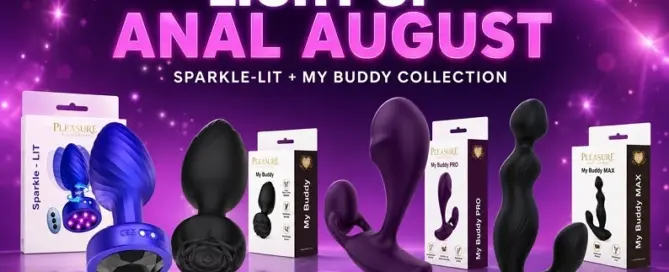 Full Circle Brands Sparkle-LIT and My Buddy collection featured for Anal August retail merchandising.