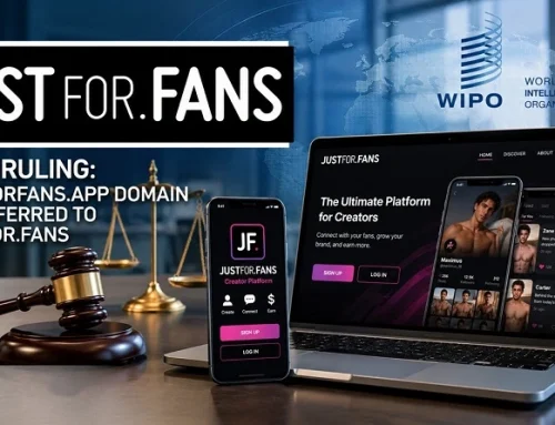 JustFor.fans Scores Major WIPO Victory as Panel Orders Rival Domain Transferred