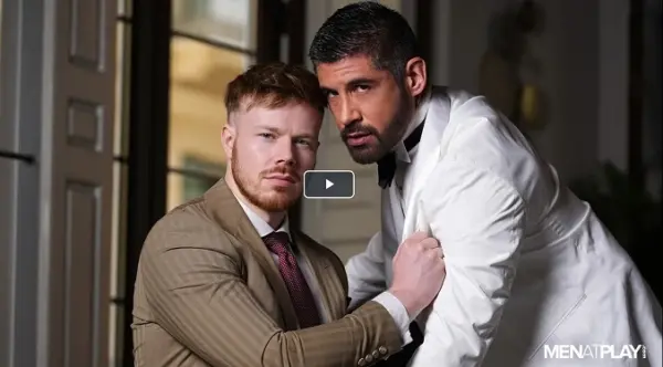 Official trailer thumbnail for MenAtPlay's Hiring a Manservant featuring Justin Jett and Ander the Viking.