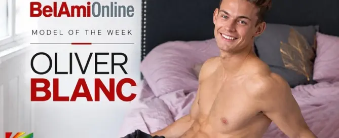 Oliver Blanc featured as BelAmiOnline Model of the Week