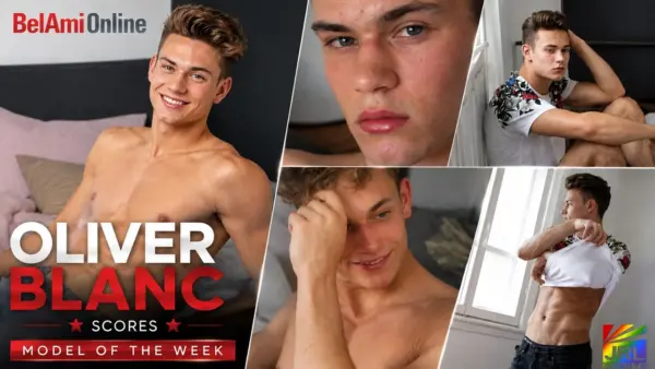 Oliver Blanc screenclips from his BelAmiOnline Model of the Week feature